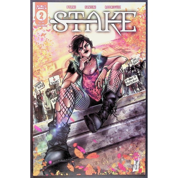 Stake Comic Book Lot Issues 1 2‎ 3 4 & 5 Scout Comics Byrne Fantini Rodriguez - Picture 3 of 6